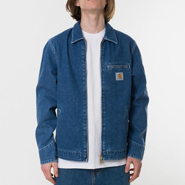 (I024846)DETROIT JACKET-BLUE STONE WASHED
